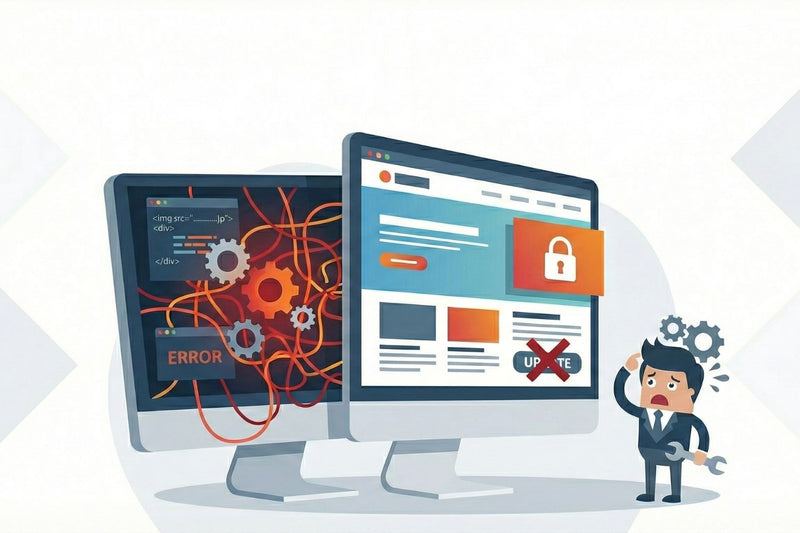 運用困難なデザイン